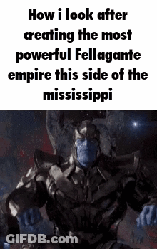 How I Look After Creating The Most Powerful Fellagante Empire This Side Of Mississippi GIF