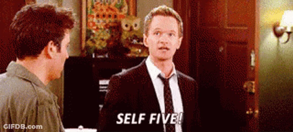 How I Met Your Mother Pat On The Back GIF