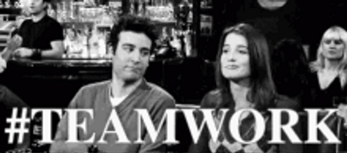 How I Met Your Mother Teamwork GIF