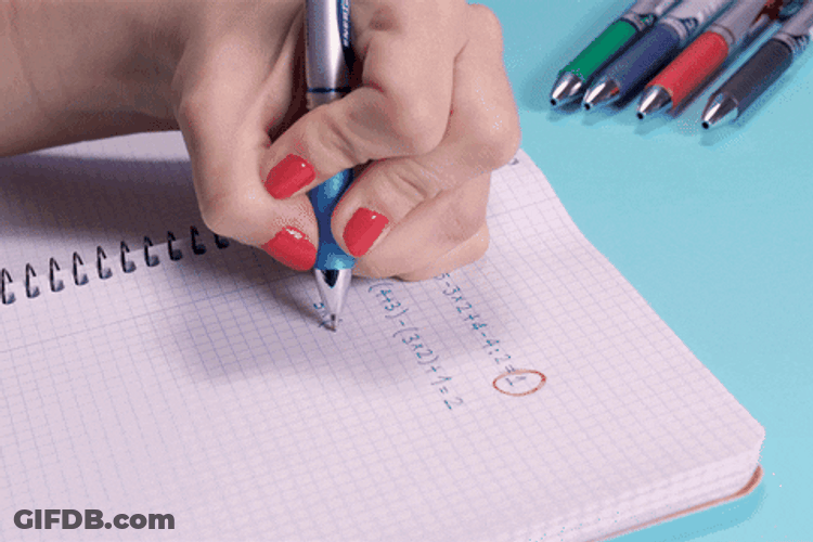 How Left Handed Writes GIF