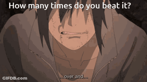 How Many Times Do You Beat It GIF