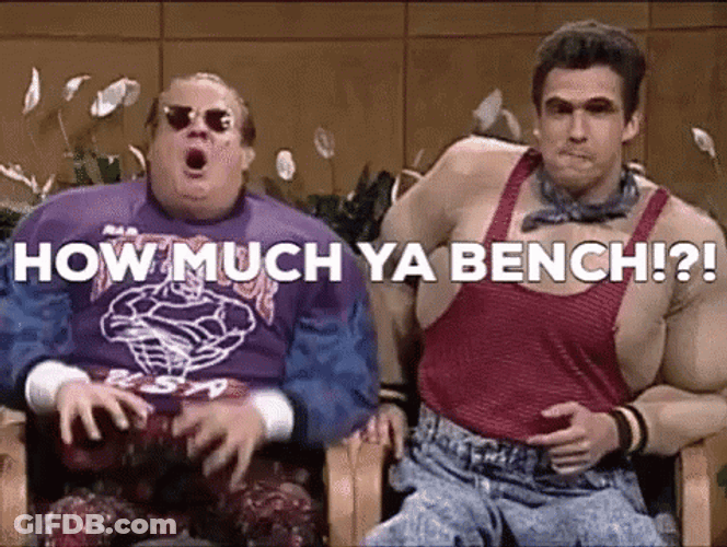 How Much Ya Bench Press GIF