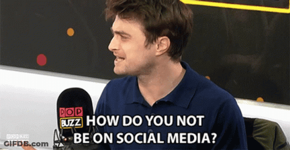 How Not To Be On Social Media GIF