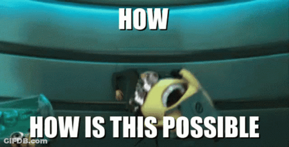 How Sway CRazy Disbelieving Minion GIF