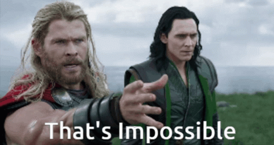 How Sway That's Impossible Thor Loki GIF