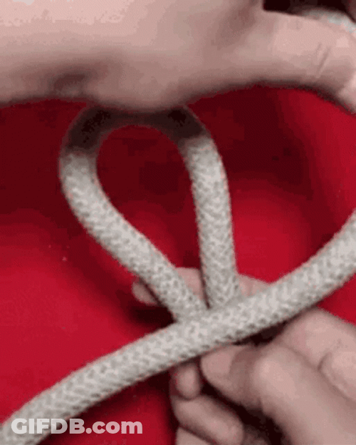 How To Tie Noose Tutorial GIF