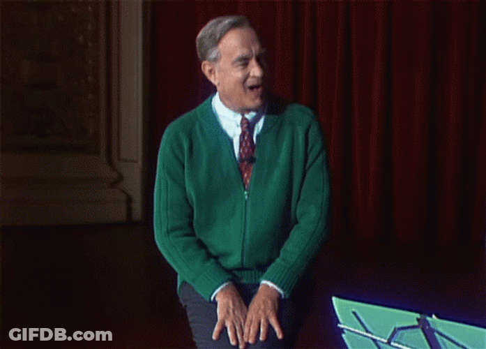 How Wonderful Mr Rogers GIF