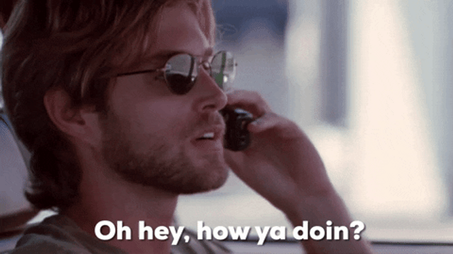 How You Doin Greg Sestero GIF