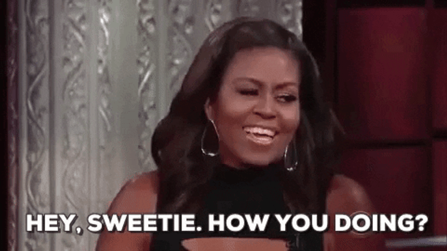 How You Doin Michelle Obama GIF