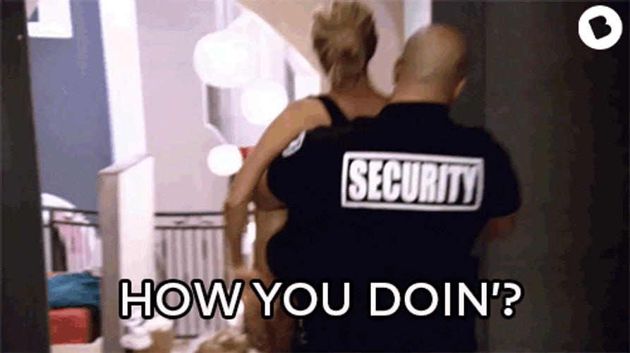 How You Doin Party Police GIF