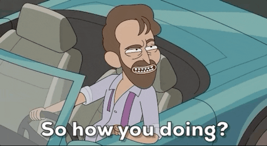 How You Doin Rick And Morty GIF