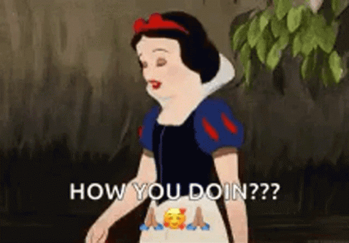How You Doin Snow White GIF