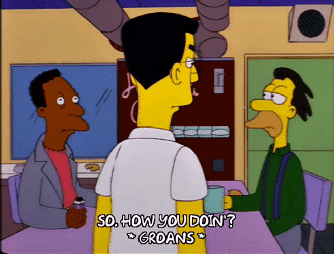 How You Doin The Simpsons GIF
