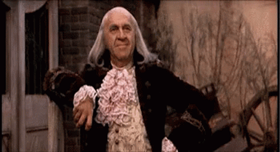 Howard Da Silva As Benjamin Franklin GIF