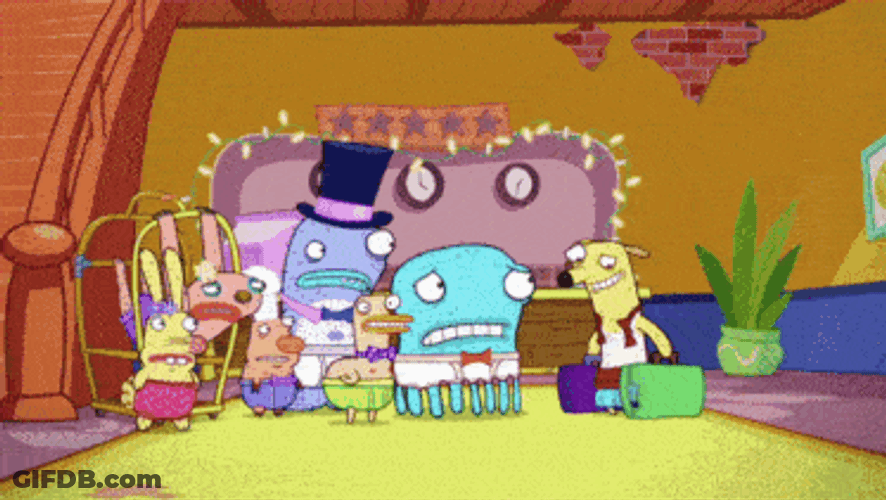Howie Almost Naked Animals GIF