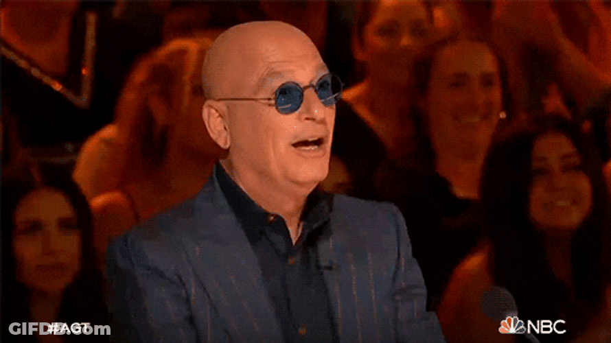 Howie Mandel Having No Words GIF