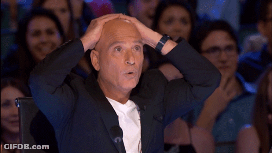 Howie Mandel Reaction On Donald Trump Dancing GIF