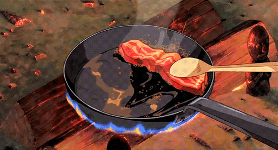 Howl's Moving Castle Calcifer Bacon GIF