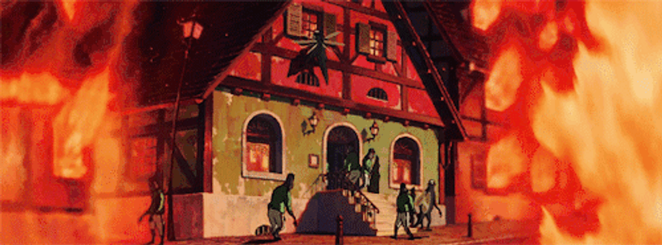 Howl's Moving Castle Fiery Inferno GIF