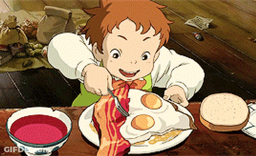 Howl's Moving Castle Hungry Markl Eating GIF