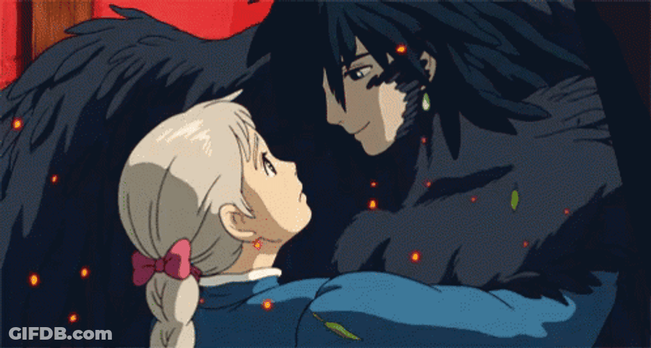 Howl's Moving Castle Raven Bird GIF