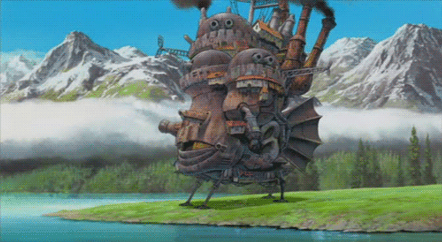 Howl's Moving Castle Resting GIF