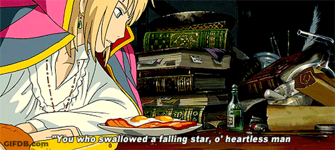 Howl's Moving Castle Swallowed Falling Star GIF