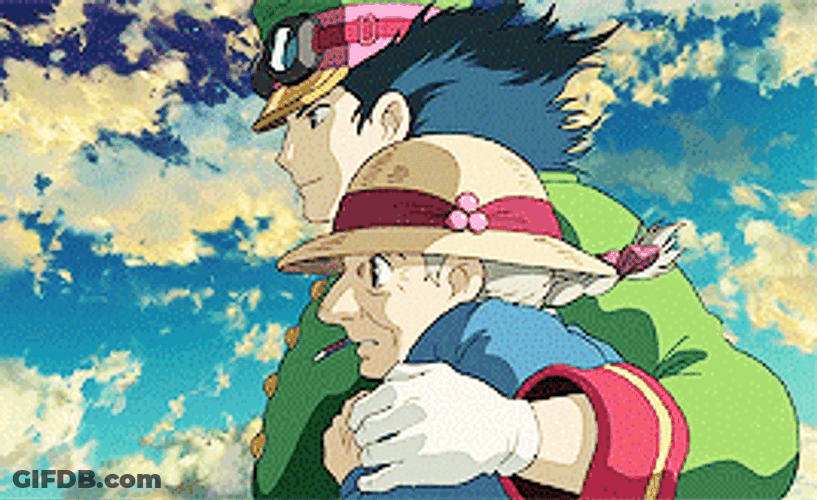 Howl's Moving Castle Wizard Howl And Sophie Hatter GIF