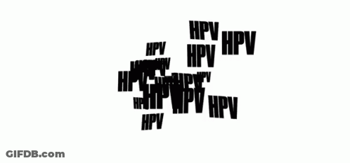 HPV Written In Black GIF