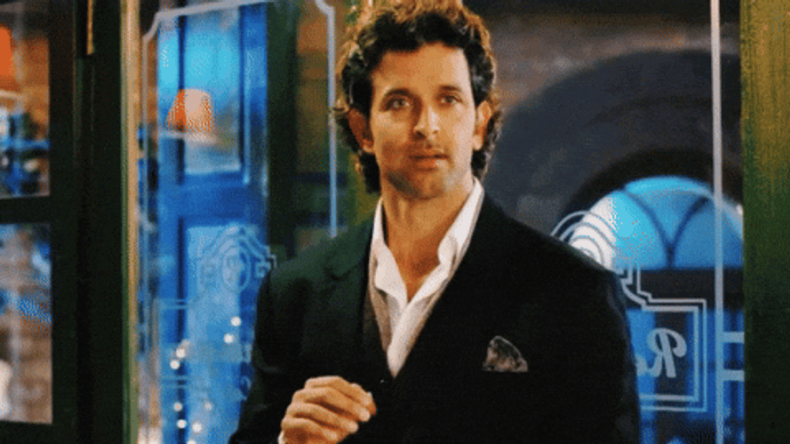 Hrithik Roshan Bang Bang Hand Sign GIF