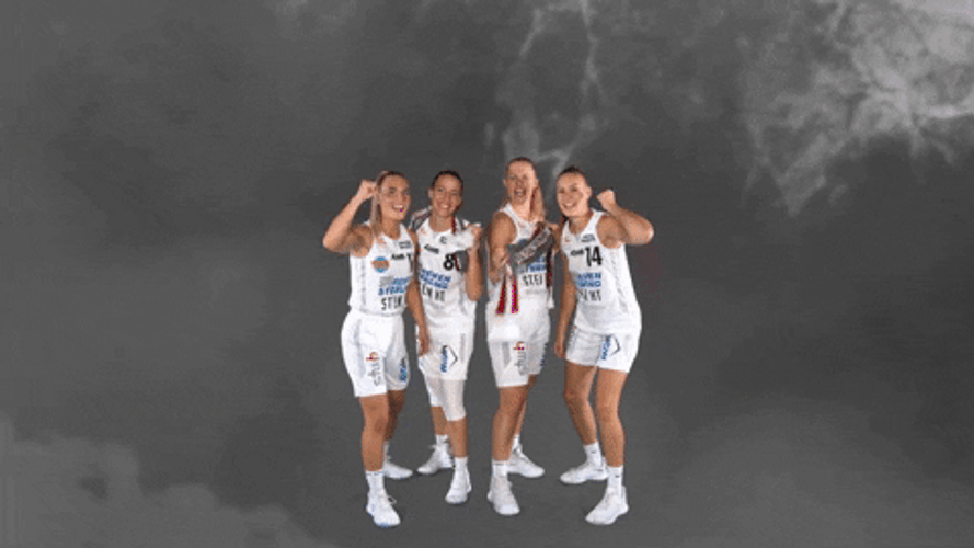 HTC Basketball Cheerleaders GIF