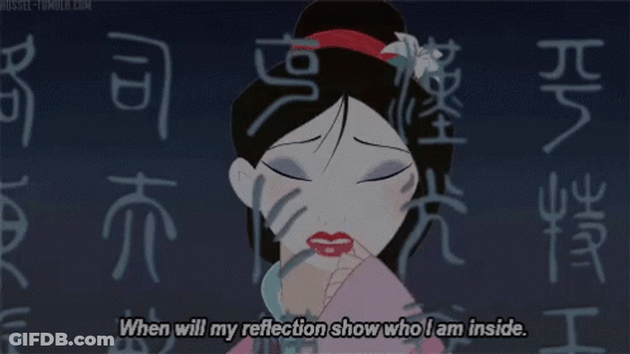 Hua Mulan My Reflection Chinese GIF