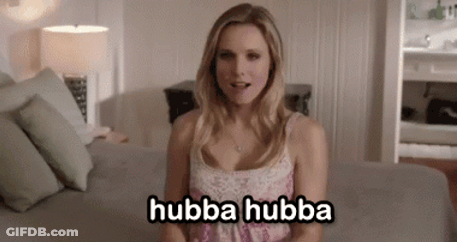 Hubba Hubba Kristen Bell In Bed GIF