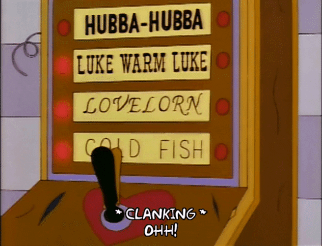Hubba Hubba Slot Machine The Simpsons GIF