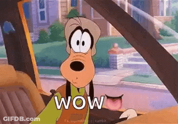 Hubba Hubba Wow Goofy Dumbfounded Reaction GIF
