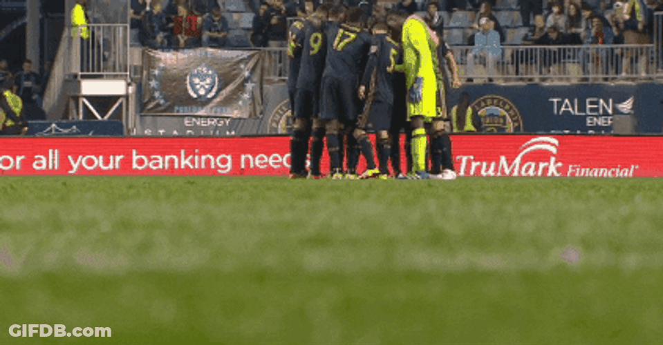 Huddle From Afar GIF