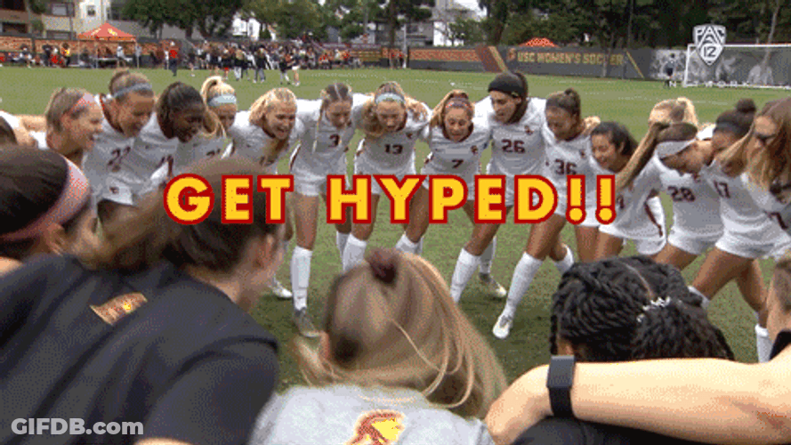 Huddle Get Hyped GIF
