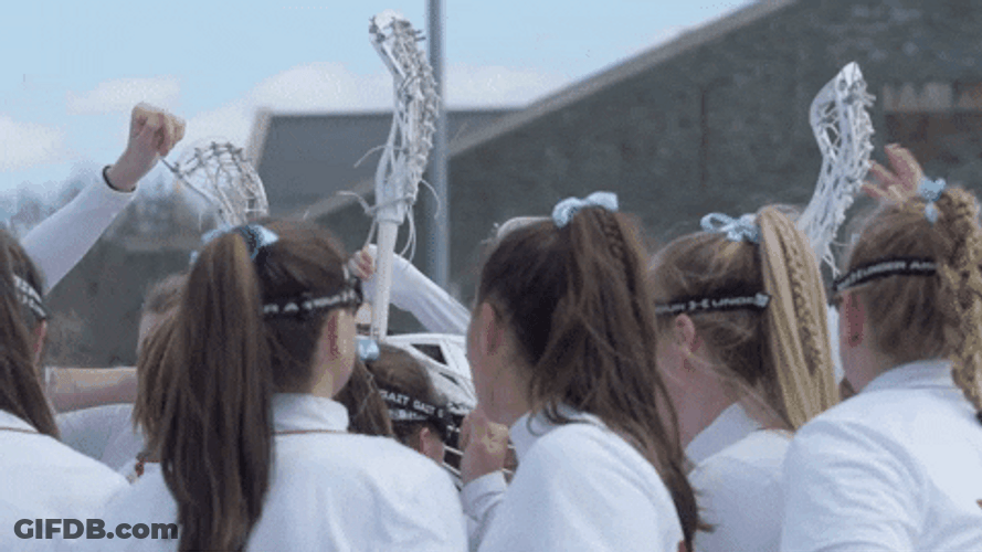 Huddle Lacrosse Team GIF
