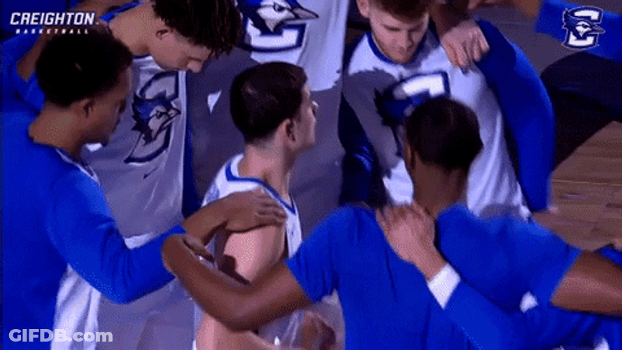Huddle Players Cheering GIF