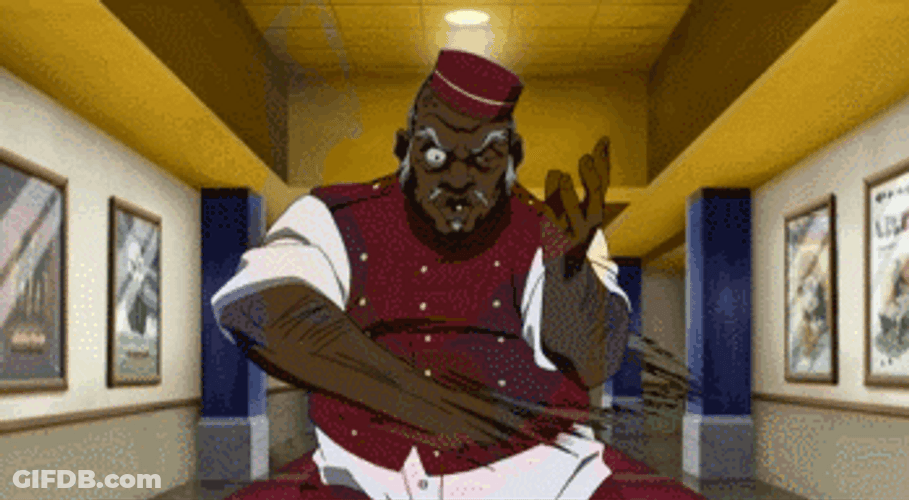 Huey Freeman Enemy GIF