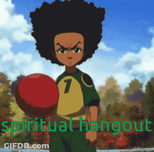 Huey Freeman Holding A Ball GIF