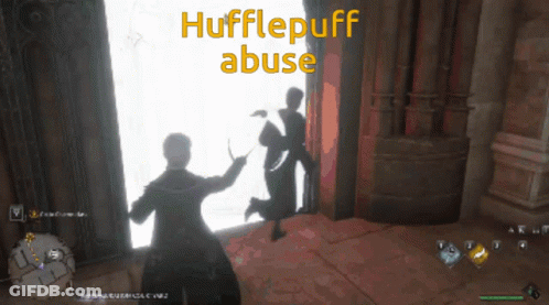 Hufflepuff Abuse Video Game GIF