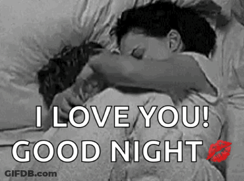 Hug Good Night Love Kissing Each Other GIF