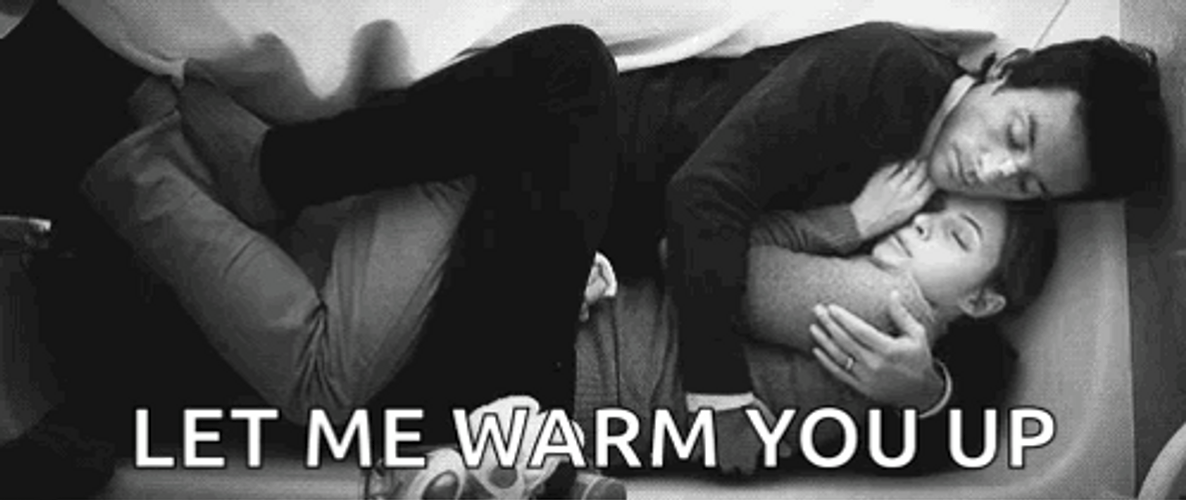 Hug Good Night Love Lets Warm Up GIF