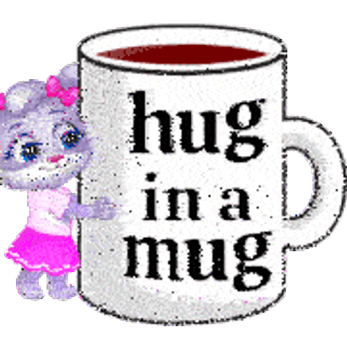 Hug In A Mug Morning Sticker GIF