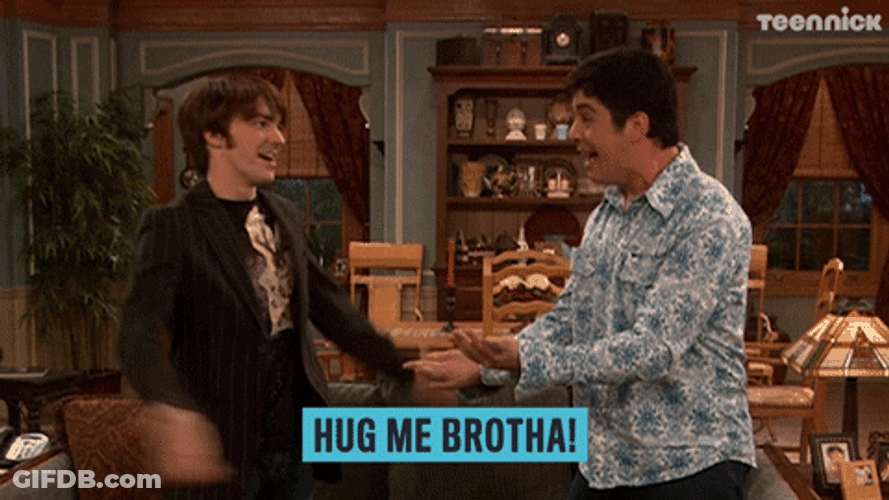 Hug Me Brother Hug Meme GIF