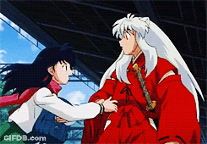 Hug Meme Kagome To Inuyasha GIF