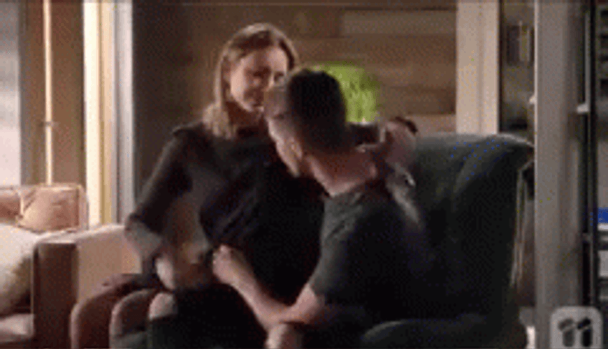 Hug Romantic Emotional Couple GIF