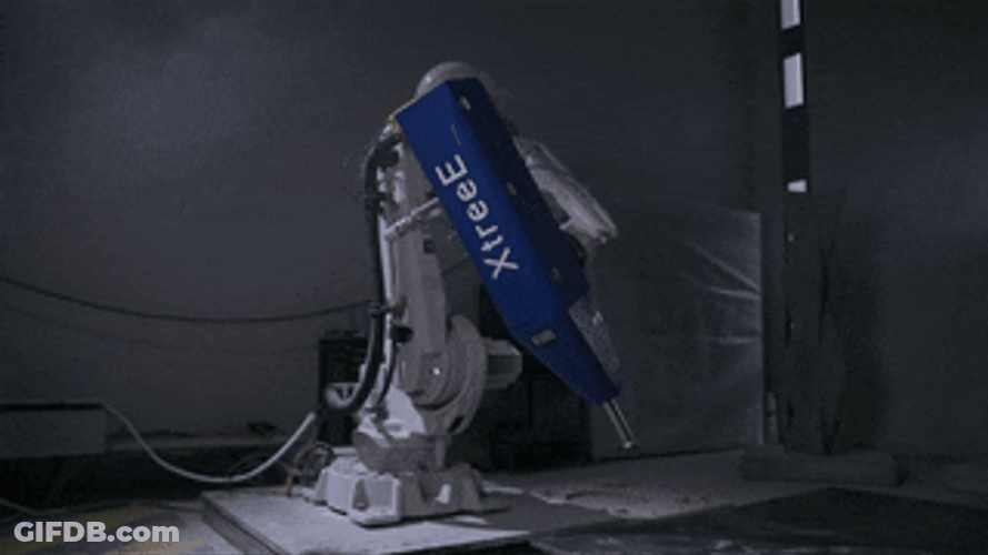 Huge 3D Printing Machine GIF