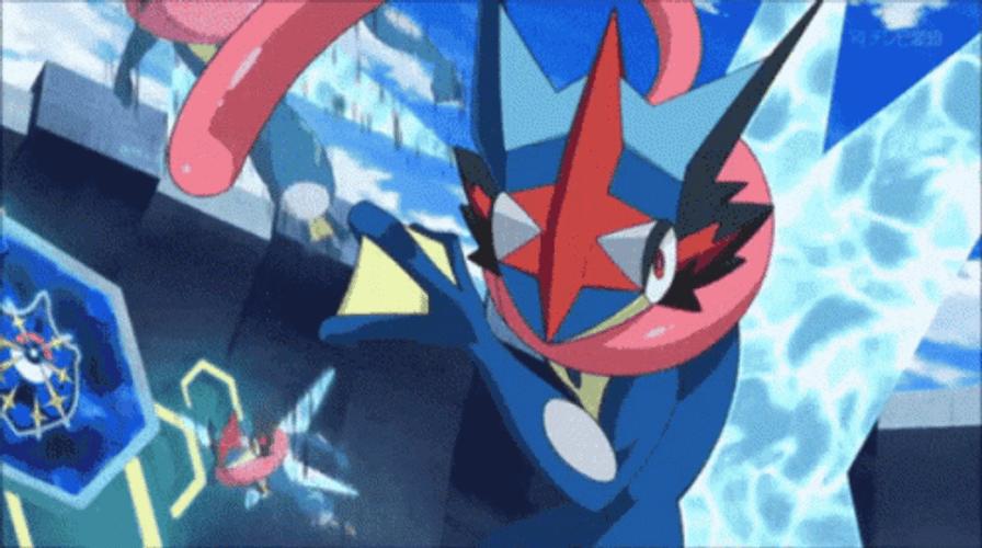 Huge Attack Greninja GIF